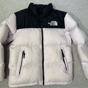 The North Face Black and Light Pink Insulated Jacket